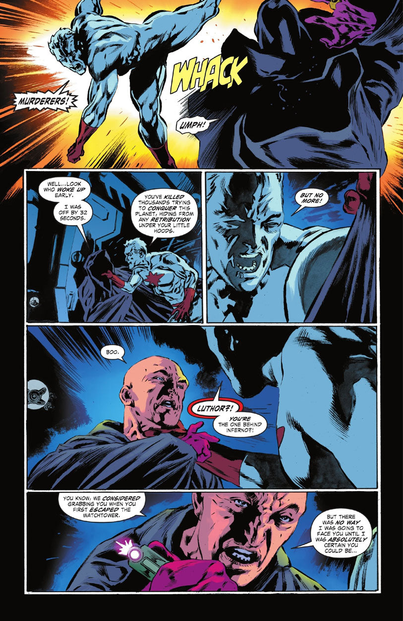 Justice League: The Atom Project #5 p.18 - Inferno's Identity Revealed!