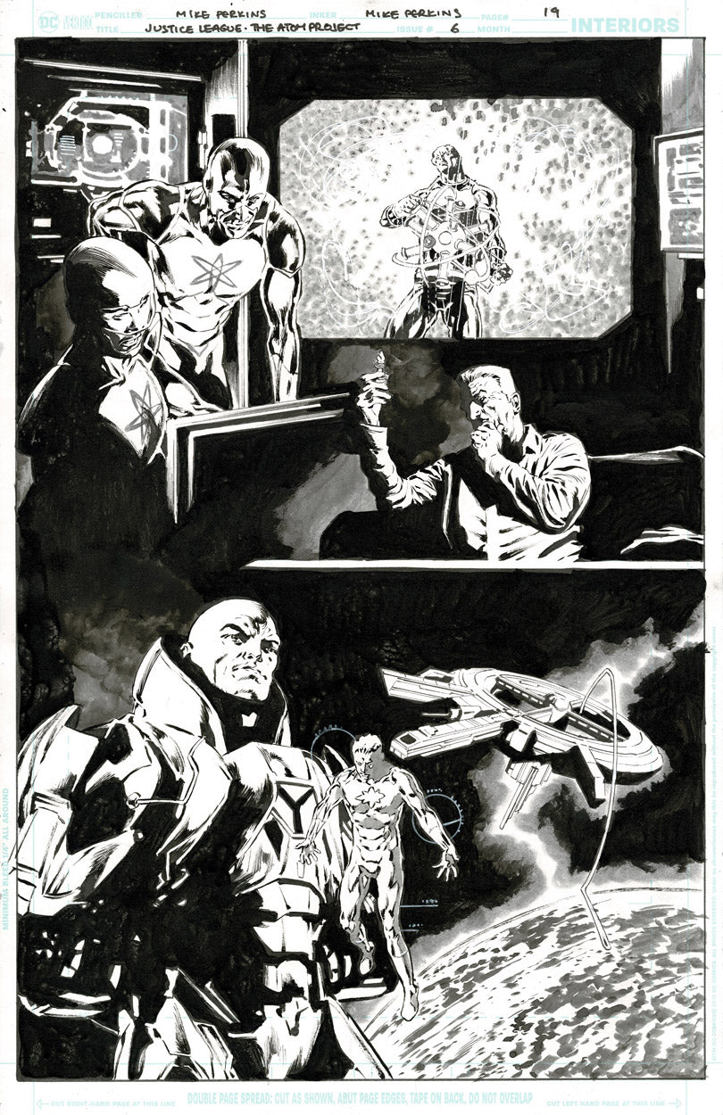 Justice League: The Atom Project #6 p.19 - Battlesuit Lex Luthor!