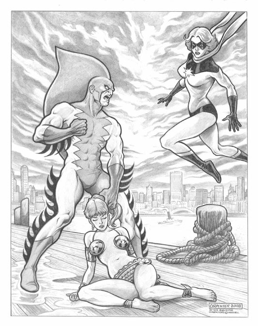 Carpenter, Anthony - Ms. Marvel #15 Cover Reinterpretation