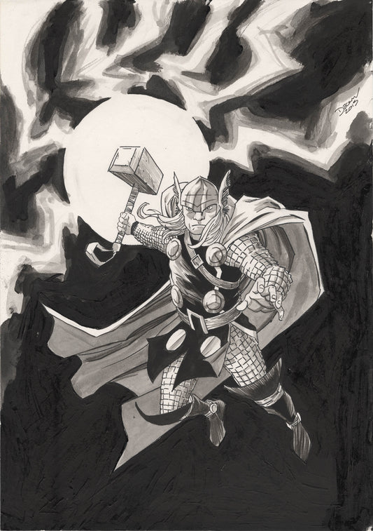 Shalvey, Declan - Thor Illustration