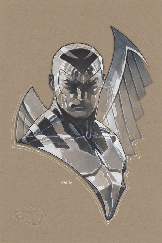 Stevens, Chris - Archangel Mixed Media Illustration!