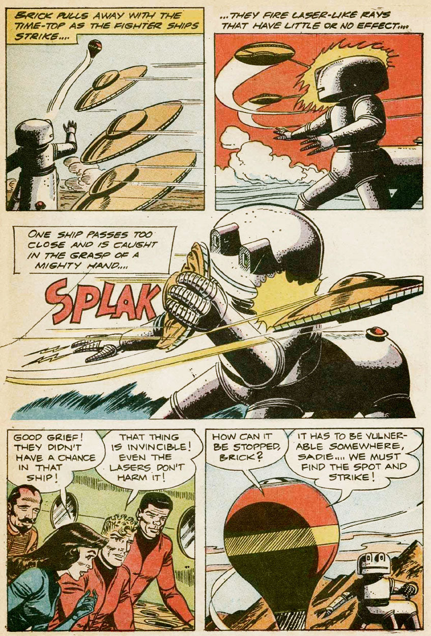 Norris, Paul - Brick Bradford 4-Page Silver Age Story!