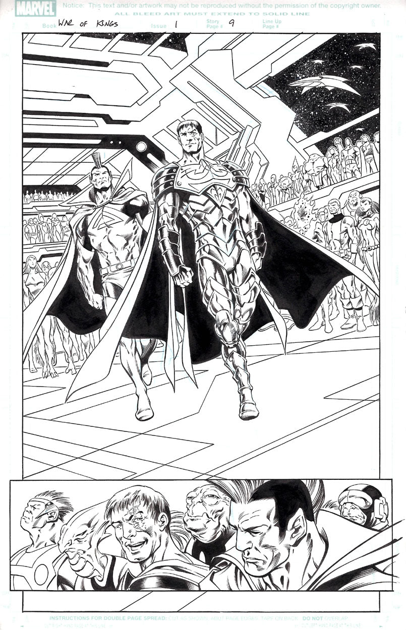 Pelletier, Paul - War of Kings #1 p.09 - Gladiator & Vulcan!