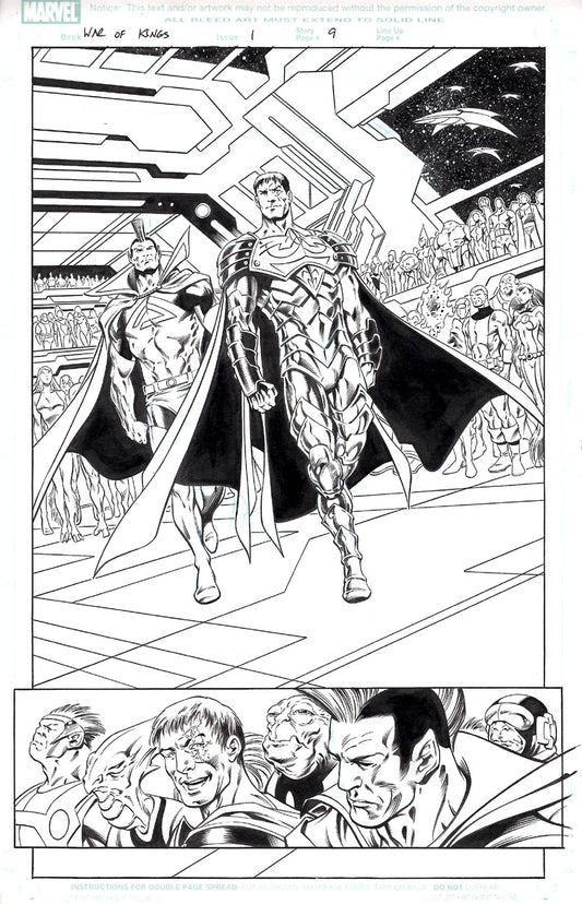 Pelletier, Paul - War of Kings #1 p.09 - Gladiator & Vulcan!