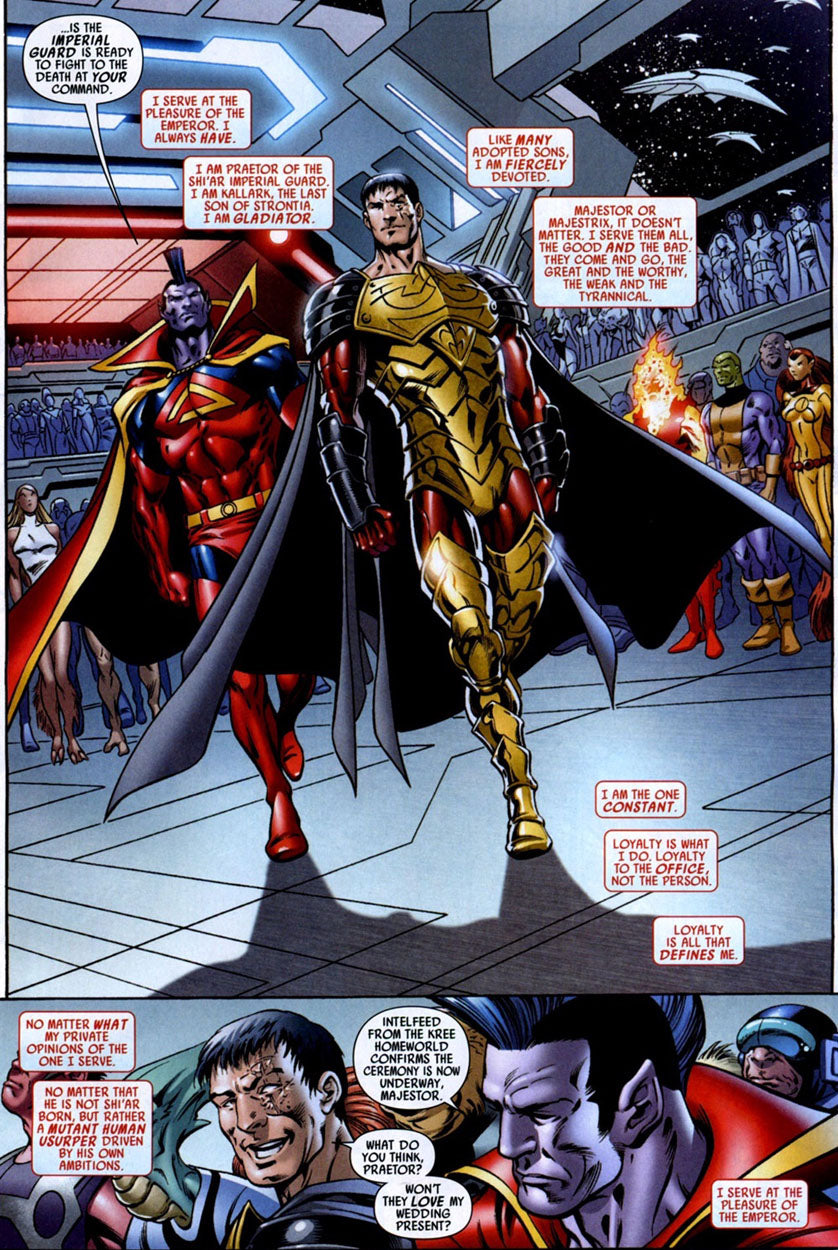 Pelletier, Paul - War of Kings #1 p.09 - Gladiator & Vulcan!