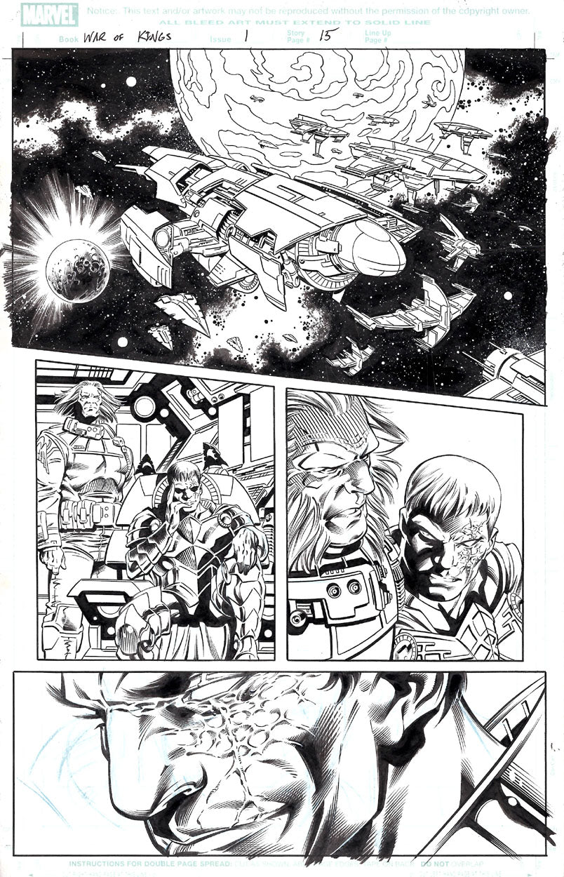 Pelletier, Paul - War of Kings #1 p.15 - Emperor Vulcan!