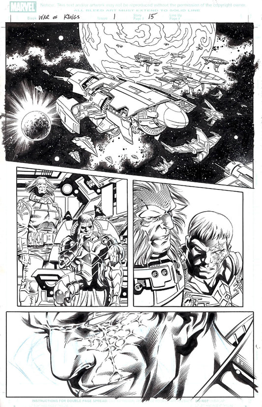 Pelletier, Paul - War of Kings #1 p.15 - Emperor Vulcan!