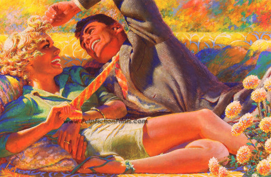 42. Magazine Story Illustration - 1950's