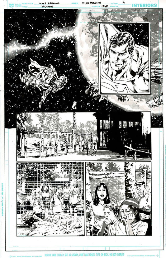 Action Comics #1048 p.09 - Superman in Space!