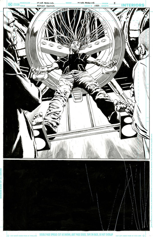 Action Comics #1050 p.02 - Title/Credits Splash!