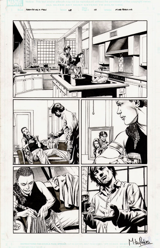 Astonishing X-Men #48 p.10 - Gambit & Cecilia!