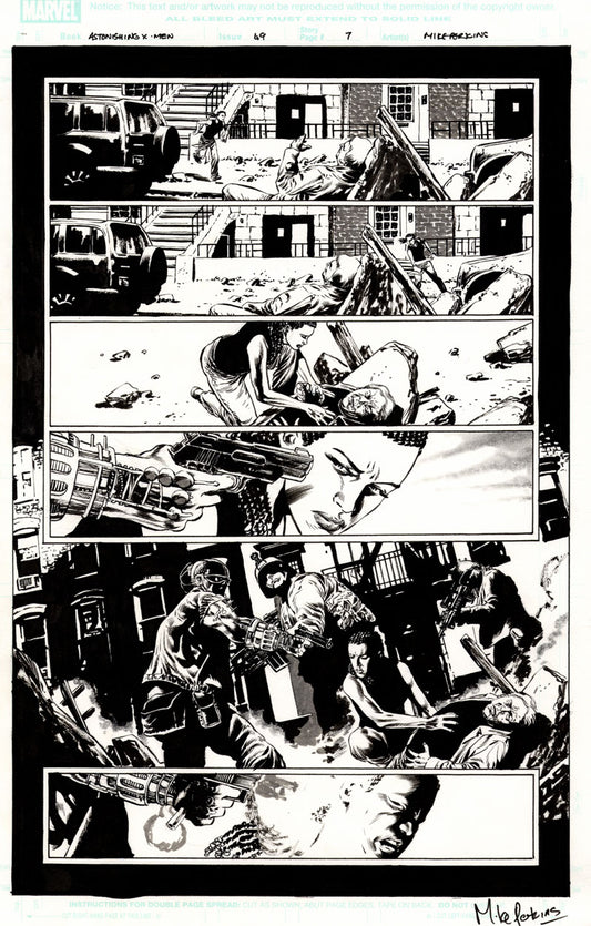 Astonishing X-Men #49 p.07 - Cecilia Reyes Attacked!