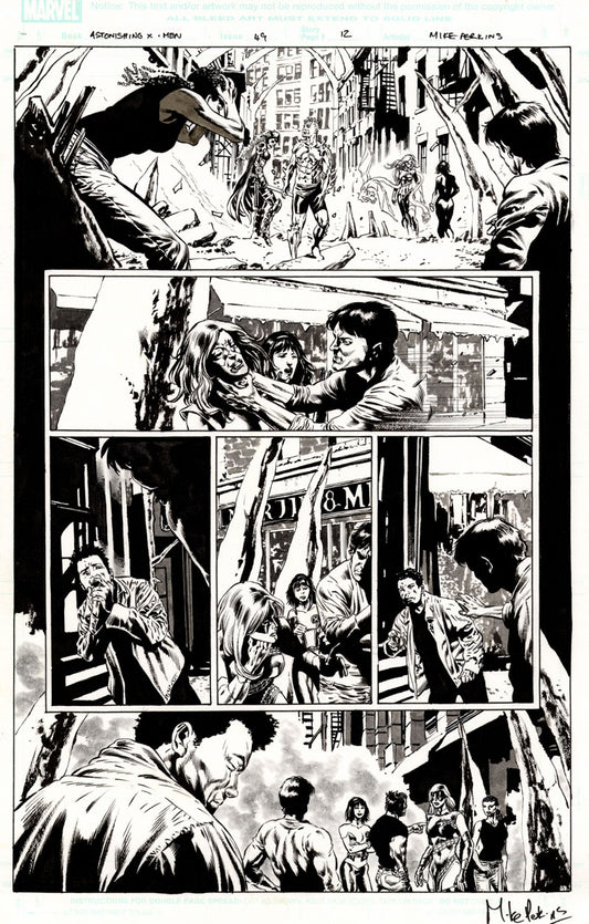 Astonishing X-Men #49 p.12 - Northstar vs Chimera!