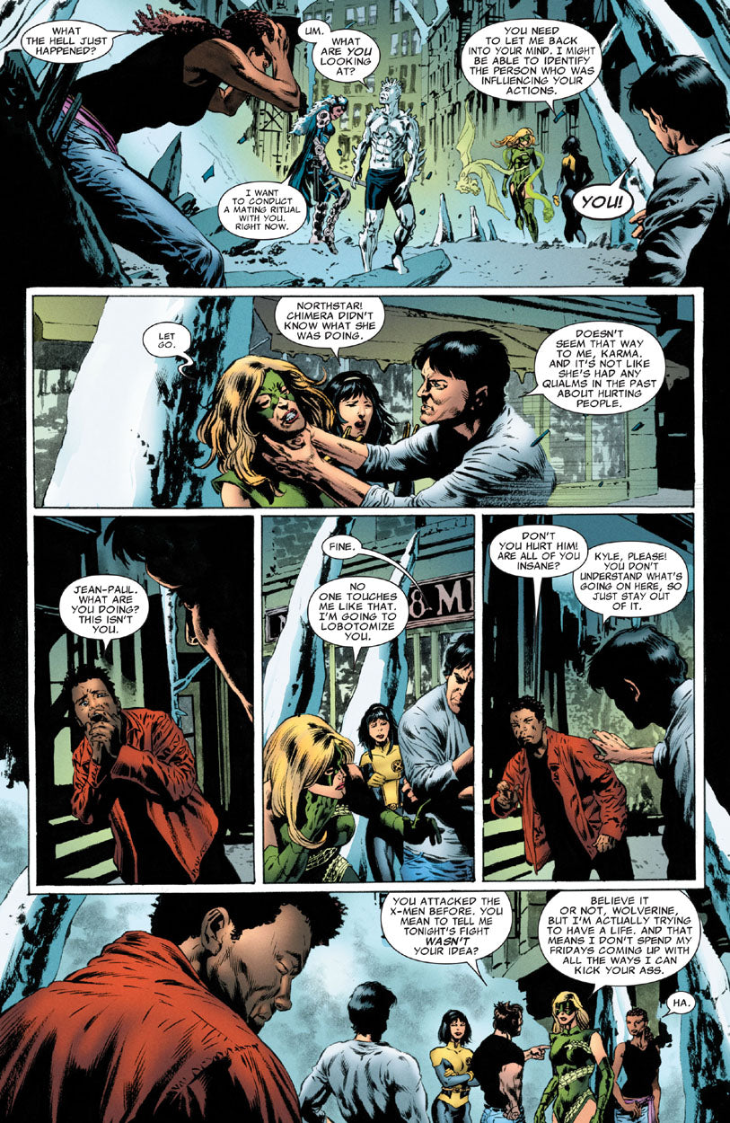 Astonishing X-Men #49 p.12 - Northstar vs Chimera!
