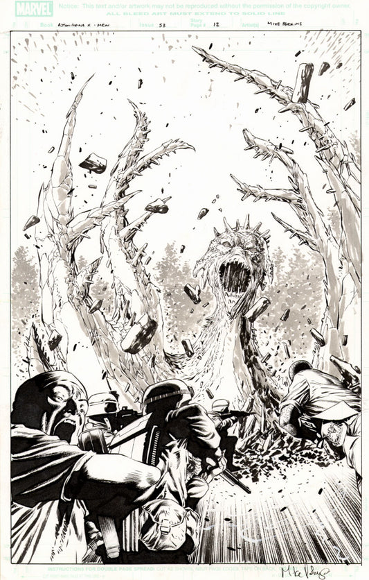 Astonishing X-Men #53 p.12 - Iceman Attacks Splash!