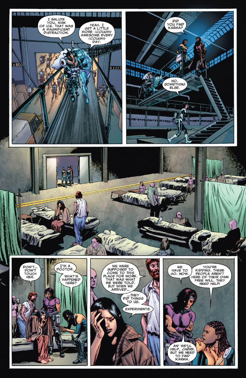 Astonishing X-Men #53 p.13 - Gambit & Warbird!