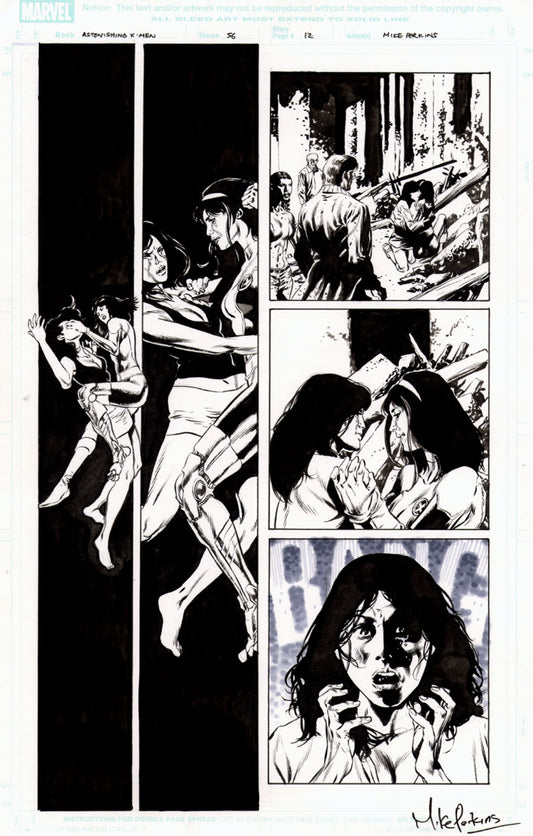 Astonishing X-Men #56 p.12- Susan Hatchi Dies!