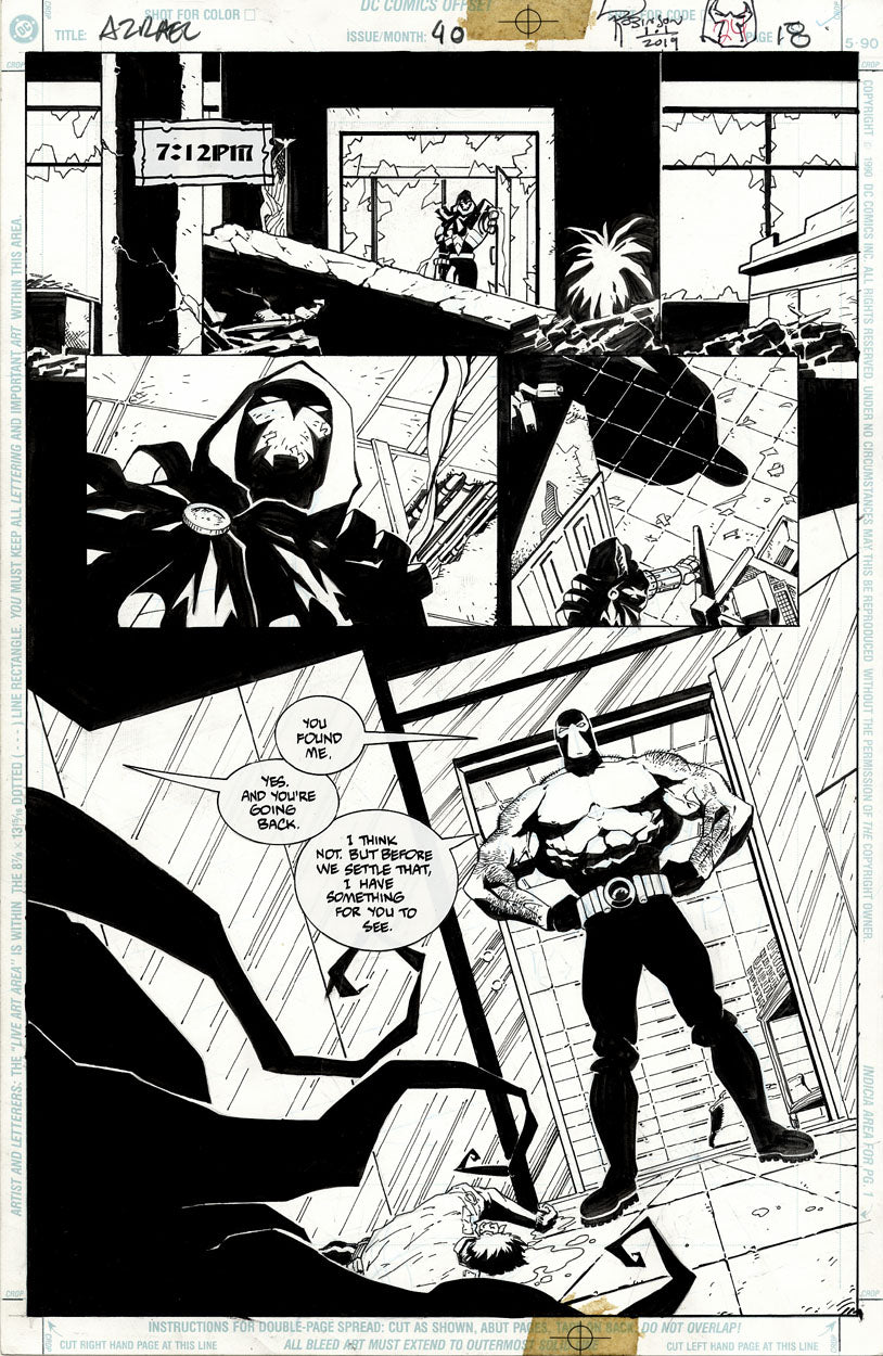Robinson, Roger – Azrael #40 p.18 - Bane !