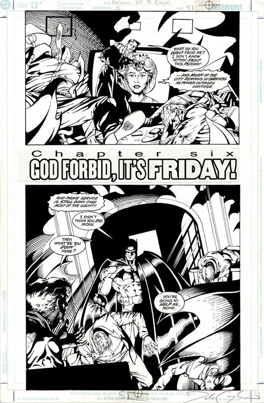 Eaglesham, Dale – Batman 80-Page Giant #3 p.51 Splash !