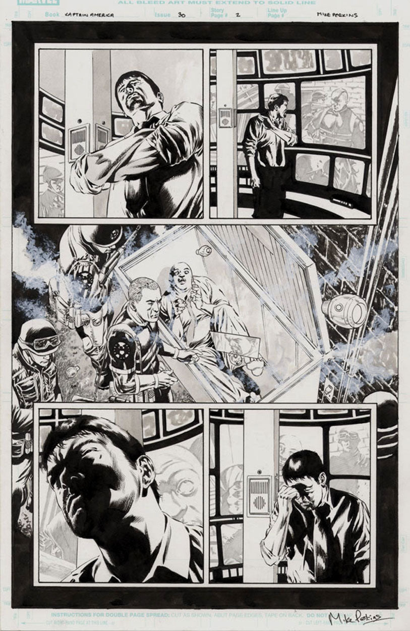 Captain America #30 p.02 - Stark Hunts Winter Soldier!