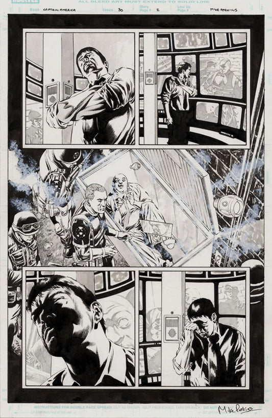 Captain America #30 p.02 - Stark Hunts Winter Soldier!