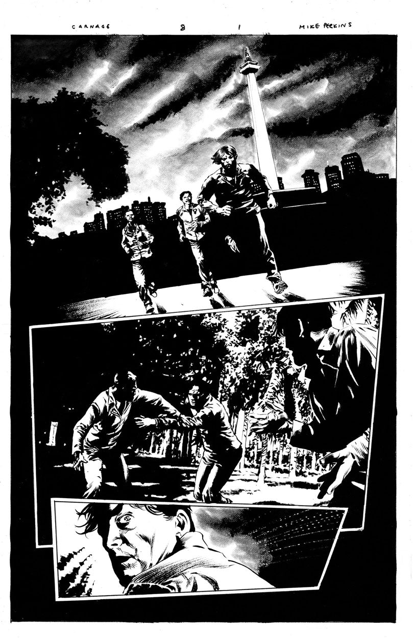 Carnage #8 p.01 -Atmospheric Page!