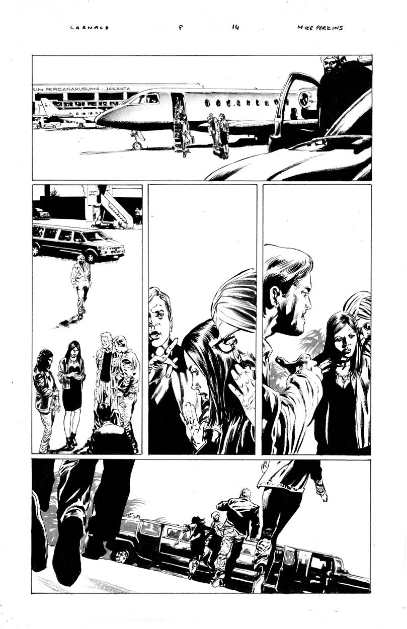 Carnage #8 p.14 - The Team Touches Down!