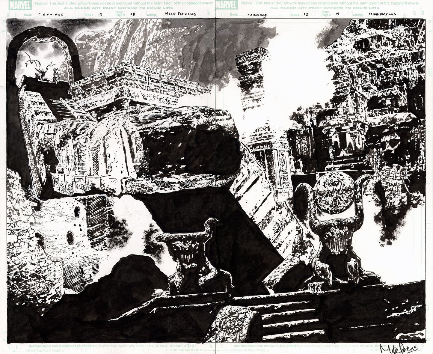 Carnage #13 p.18 & 19 - Double Page Splash!