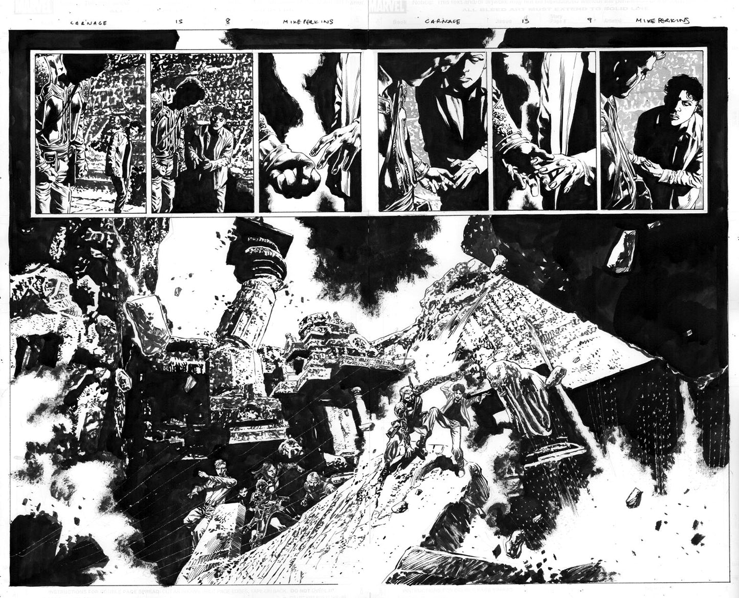 Carnage #15 p.08 & 09 - Double Page Splash!