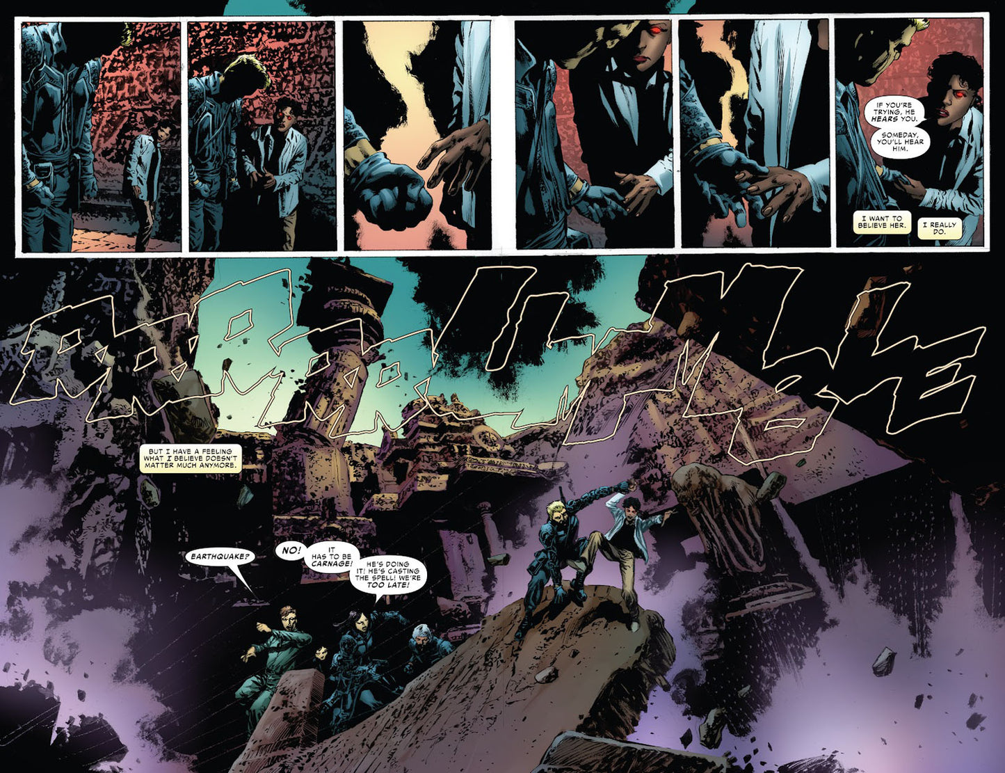 Carnage #15 p.08 & 09 - Double Page Splash!