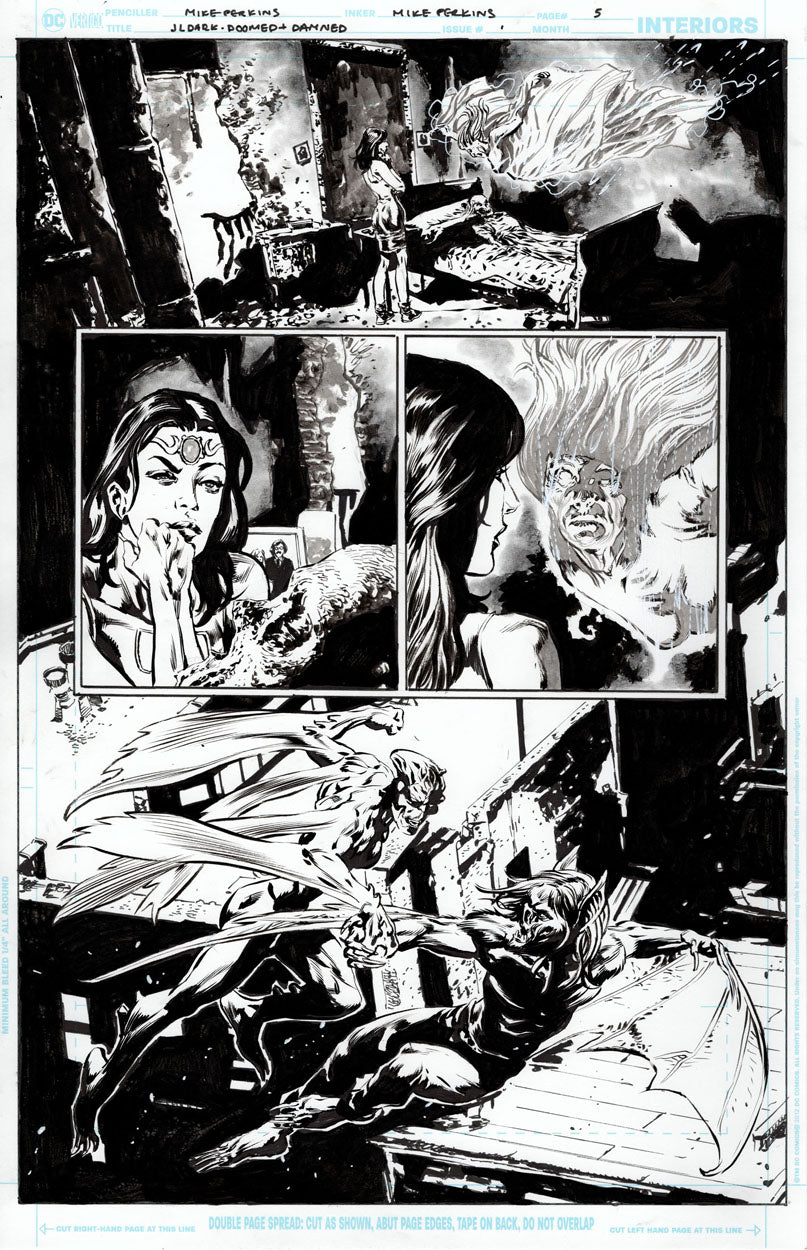 DC: Doomed and the Damned #1 p.05 - Man-Bat!