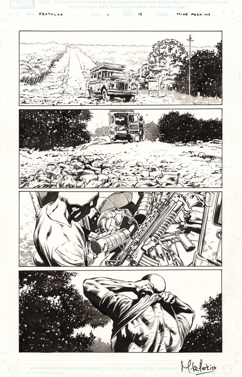 Deathlok #1 p.15 - Deathlok Suits Up!