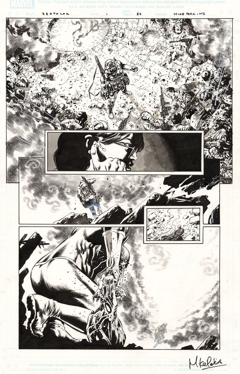 Deathlok #1 p.20 - Deathlok in Action!