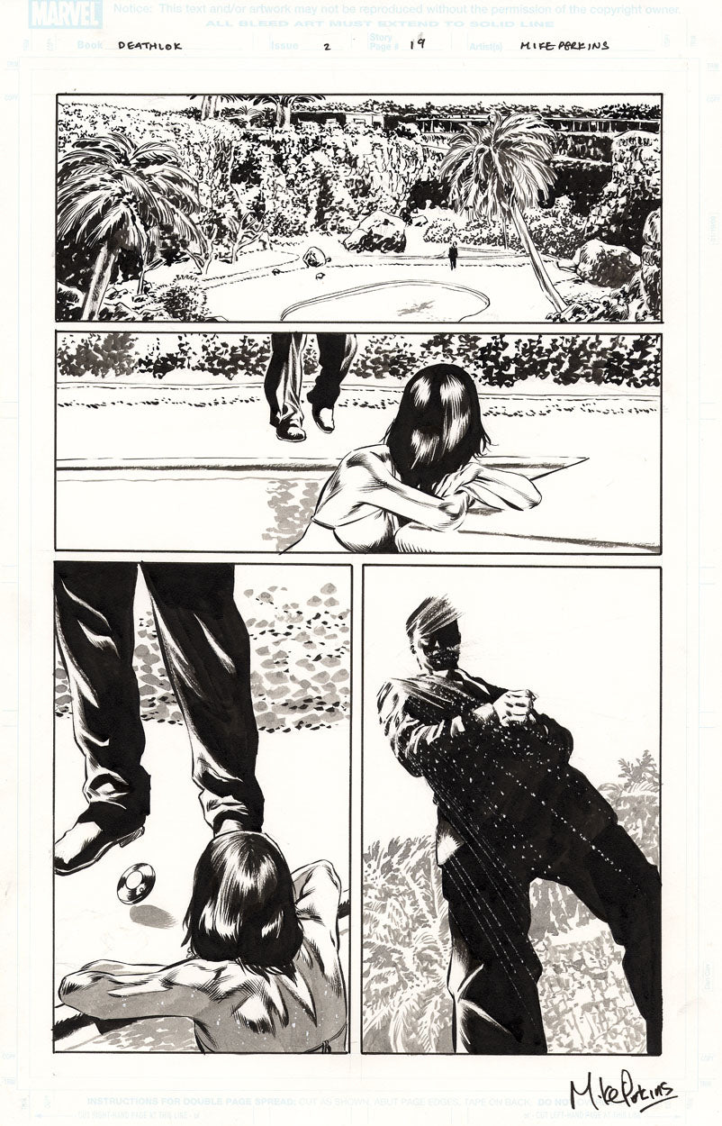 Deathlok #2 p.19 - Domino Cameo!