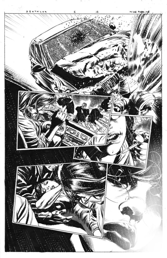 Deathlok #5 p.13 - Stunning Page!