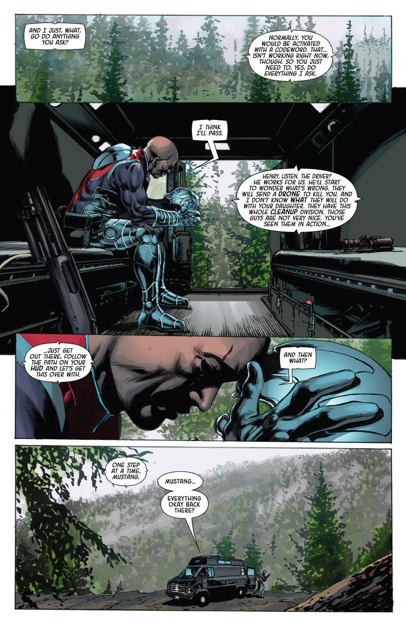 Deathlok #6 p.05 - Deathlok in the Van!