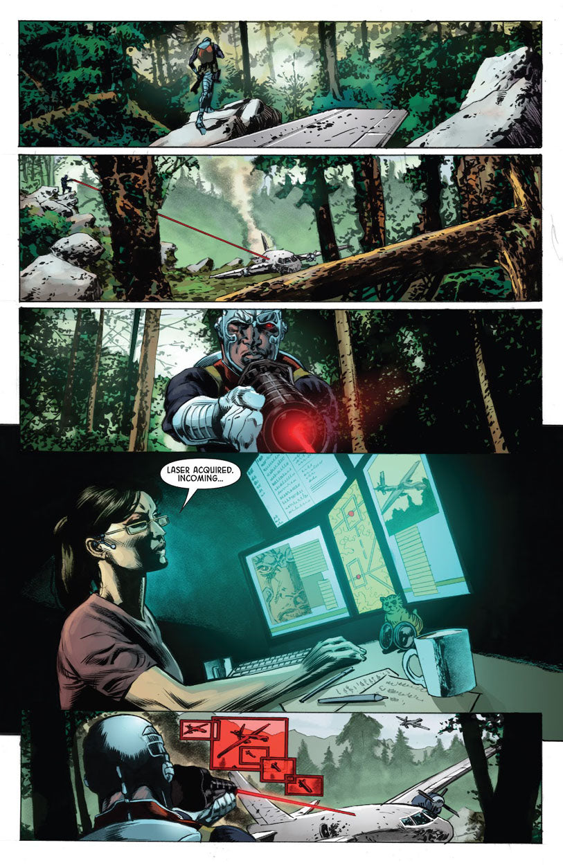 Deathlok #6 p.13 - Deathlok & Hope!