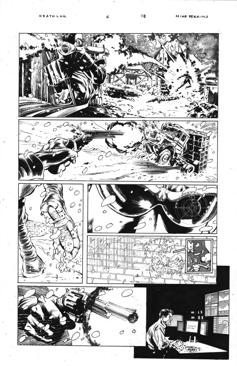 Deathlok #6 p.18 - Seraph Attacks!