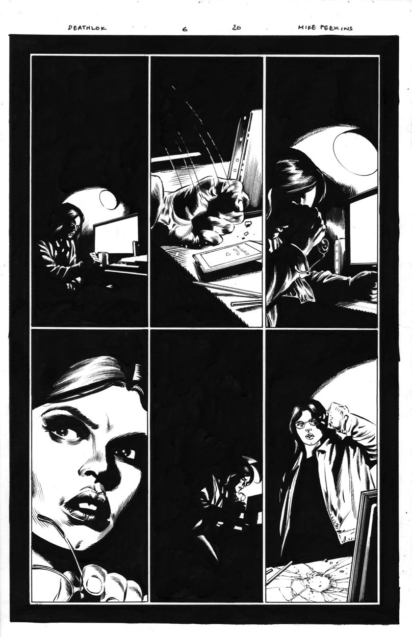 Deathlok #6 p.20 - Great Chiaroscuro!