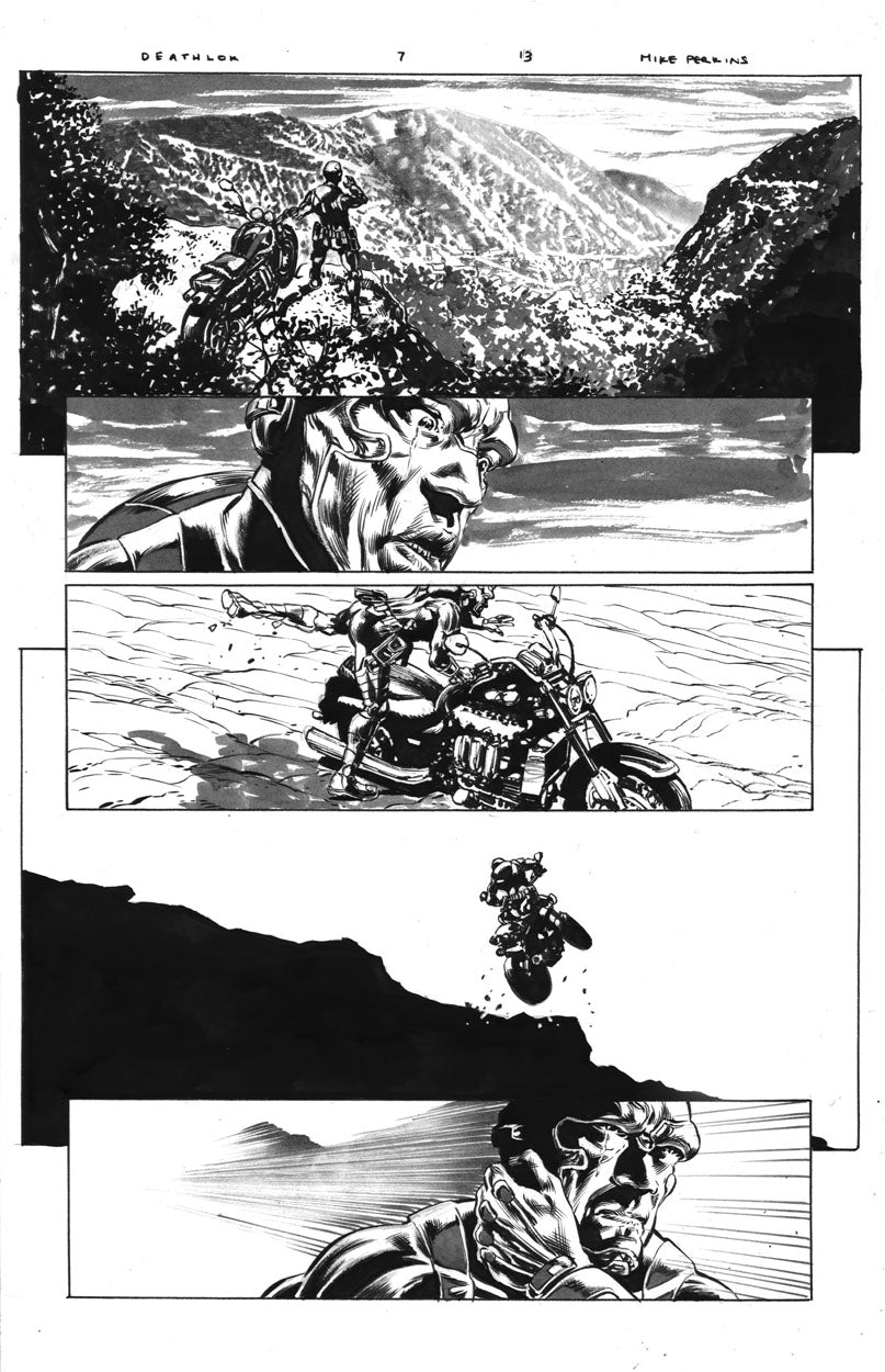 Deathlok #7 p.13 - Deathlok Rides!