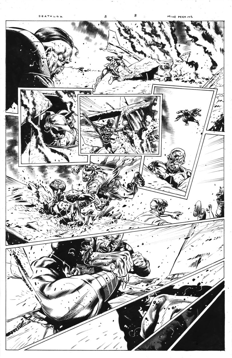Deathlok #8 p.08 - Deathlok vs Seraph!