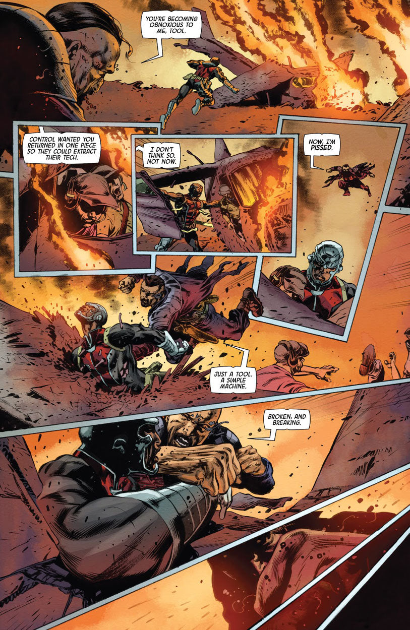 Deathlok #8 p.08 - Deathlok vs Seraph!