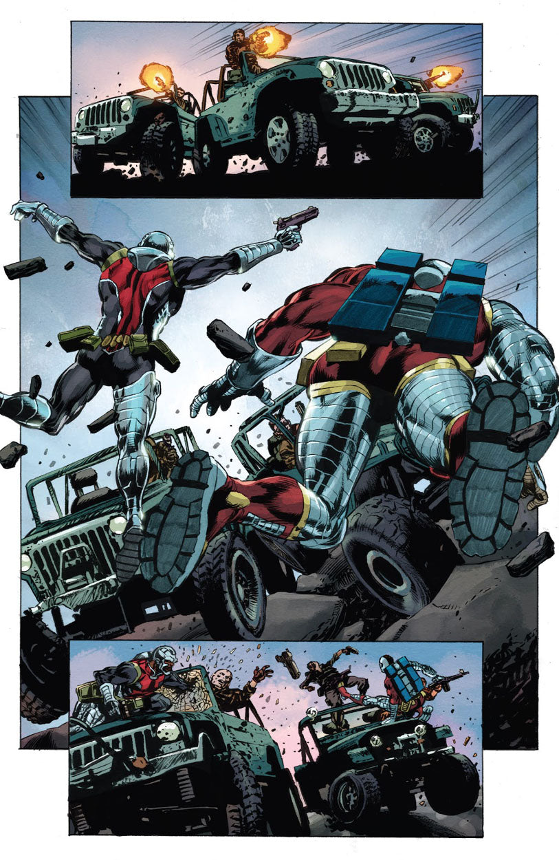 Deathlok #9 p.14 - Two Deathloks!