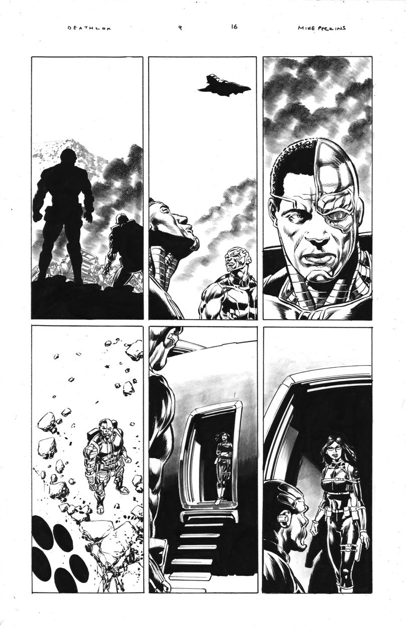Deathlok #9 p.16 - Two Deathloks!