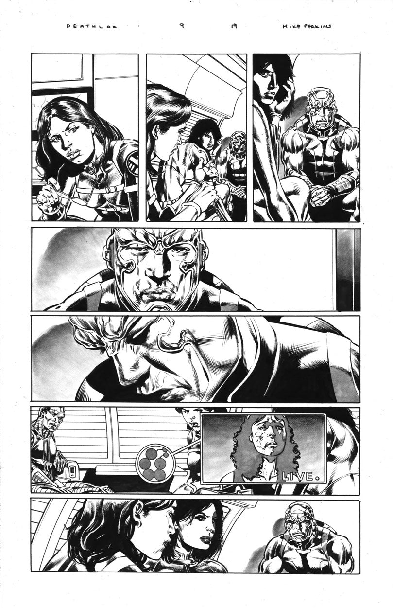 Deathlok #9 p.19 - Domino!