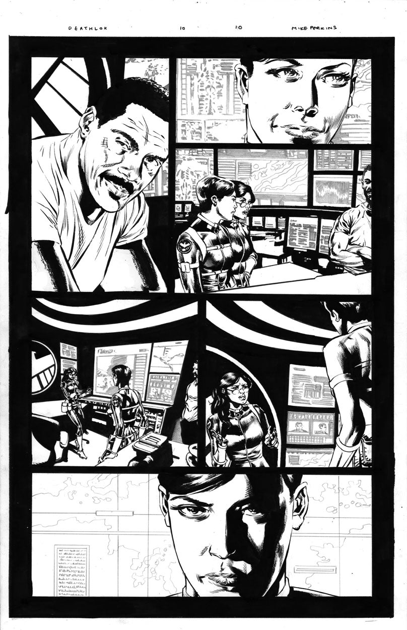 Deathlok #10 p.10 - Great Design!