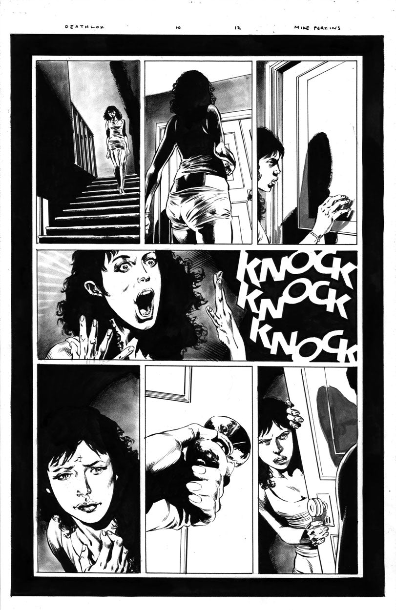 Deathlok #10 p.12 - Great Chiaroscuro!
