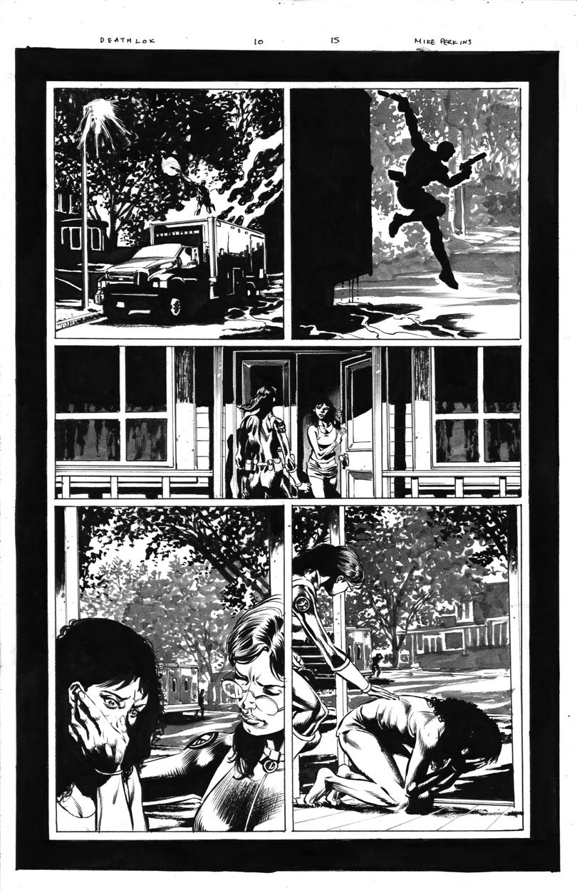 Deathlok #10 p.15 - Great Chiaroscuro!