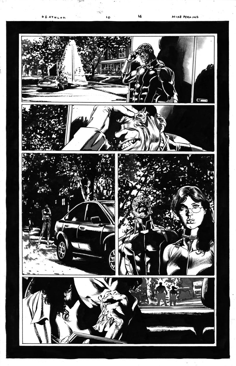 Deathlok #10 p.16 - Great Chiaroscuro!