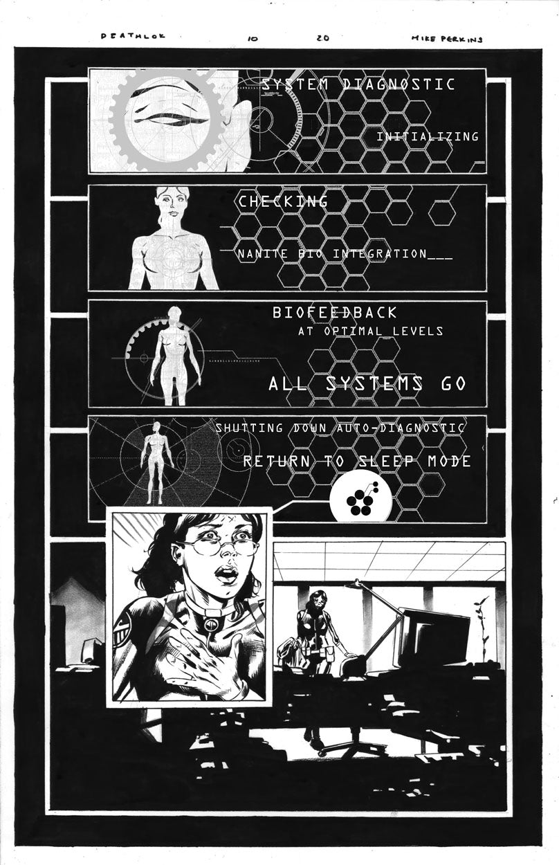 Deathlok #10 p.20 - Series End Page!